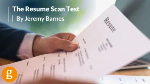 The Resume Scan Test The Resume Scan Test